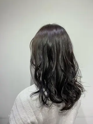 セミロング 【メンズ縮毛矯正/ Ryoka】のヘアスタイル