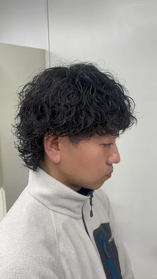 ショート パーマ メンズ 名古屋メンズパーマ /松井生のヘアスタイル