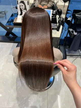 ロング 美髪矯正/髪質改善 /艶髪/千田理名🪞のヘアスタイル