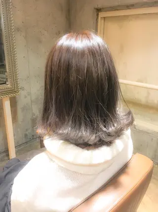 ミディアム カラー 北條 優輝のヘアスタイル