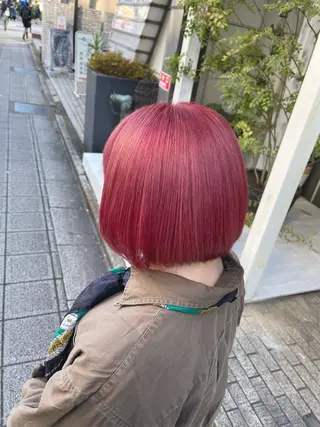 ショート 艶髪カラー😊 西久保光✂️のヘアスタイル