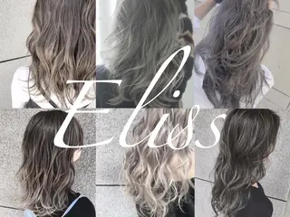 ミディアム Eliss 堀江のヘアスタイル