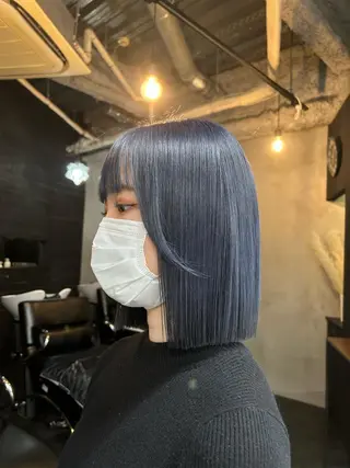 ショート カラー 韓国/ハイトーン/ ボブ🎀MIKU🎀のヘアスタイル