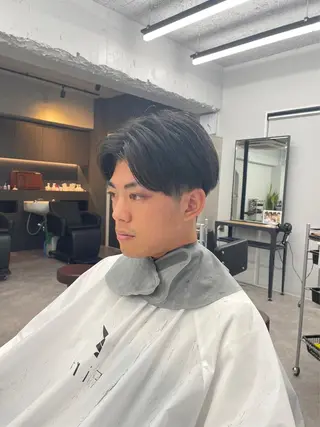 メンズ 釜谷 健二郎のヘアスタイル
