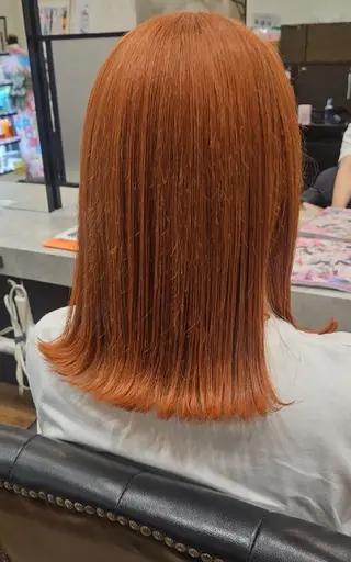 ミディアム カラー 関口 友菜のヘアスタイル