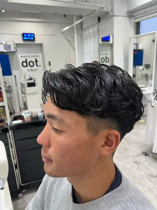 パーマ メンズ メンズ専門美容師店長 💈高橋和真💈のヘアスタイル