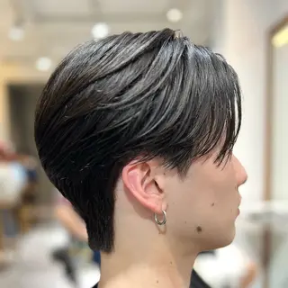 ショート メンズ 【メンズ特化⚡️】 曲がる矯正/千原涼麻のヘアスタイル