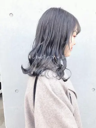 ミディアム ⭐️DAIKI⭐️ ハイトーン/髪質改善のヘアスタイル