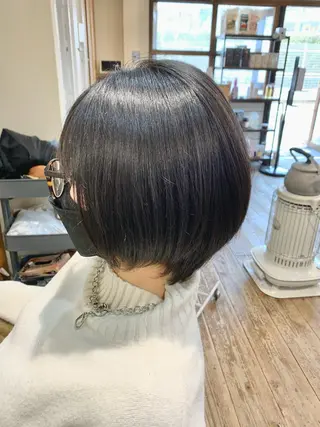 ショート パーマ 縮毛矯正/山根勇平 /完全マンツーマンのヘアスタイル