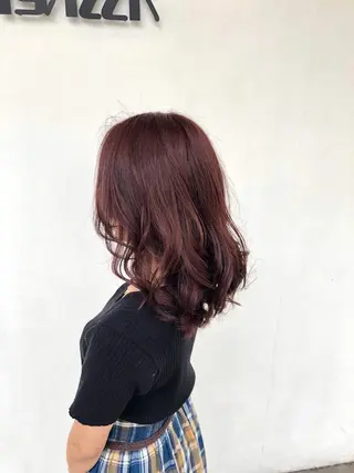 ミディアム カラー 東條 克義のヘアスタイル