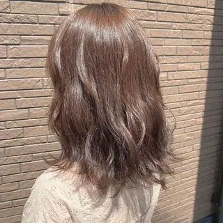 ミディアム カラー 清水 亮太／赤み消しカラーのヘアスタイル