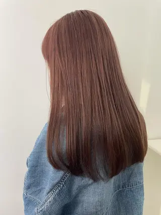ロング カラー ブリーチカラー🌈 石垣翔太のヘアスタイル