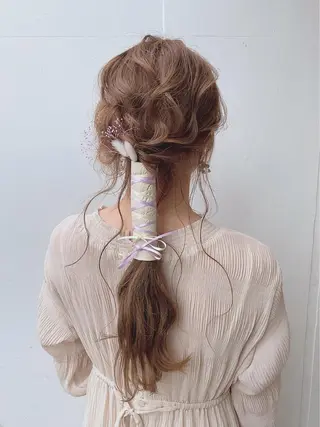 ロング ヘアアレンジ SMITH所属・今井 光のヘアスタイル