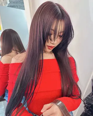 ロング カラー レイヤー/パーマ /ウルフ/nabeのヘアスタイル