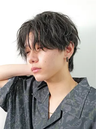 パーマ メンズ 【メンズ特化⚡️】 曲がる矯正/千原涼麻のヘアスタイル