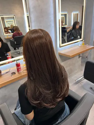 ロング カラー 💖札幌カラー 指名No.1💖玲奈のヘアスタイル