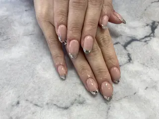 ネイル ネイルリボン 受付スタッフのネイルデザイン