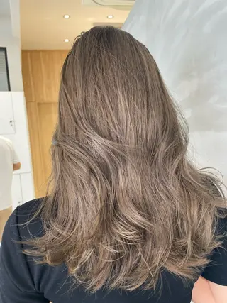 セミロング カラー 半個室女性salon 🩰Natsumiのヘアスタイル