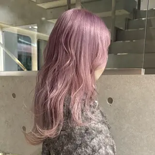 ロング 🚨ダメージ最小限ブ リーチ特化🚨ミユウのヘアスタイル