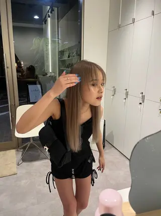ロング カラー haruka kobayashiのヘアスタイル