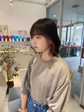 ショート カラー 浅野 匠のヘアスタイル