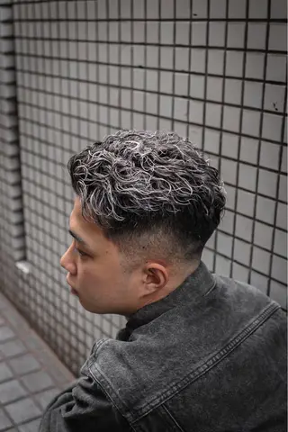 ショート カラー パーマ メンズ 💈men's💈 satoru中目黒のヘアスタイル