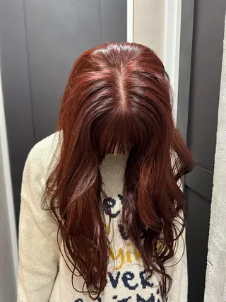 ロング カラー 🥑🫧田實 紗和 ボブ/暖色カラー🩰のヘアスタイル