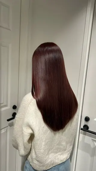 ロング カラー himari💜 暖色/レイヤーカットのヘアスタイル