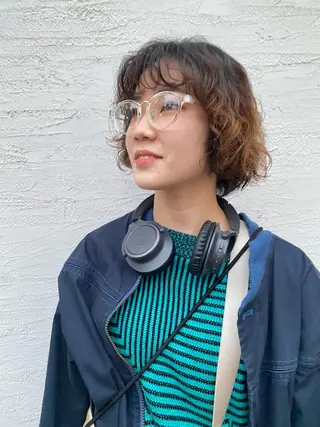 ショート パーマ 千 田のヘアスタイル