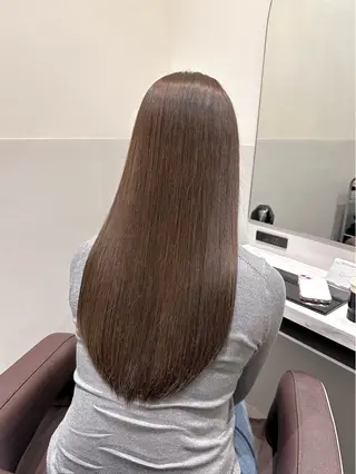 セミロング カラー 矢野 晃平のヘアスタイル
