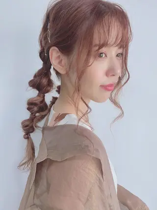 ヘアアレンジ カラー ⭐️迫田 ゆう⭐️のヘアスタイル