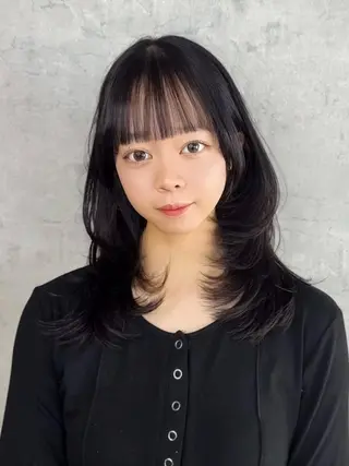 ミディアム トレンド韓国レイヤー 🇰🇷のんのヘアスタイル