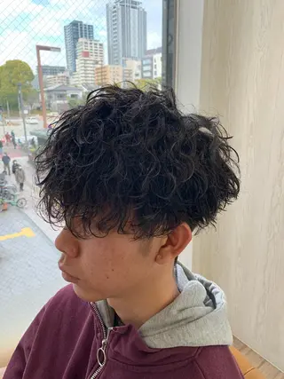 ショート パーマ メンズ 🔥Mackey🔥 メンズ特化型美容師のヘアスタイル