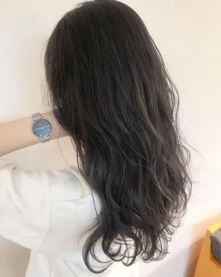 ロング カラー 松田 光雄のヘアスタイル