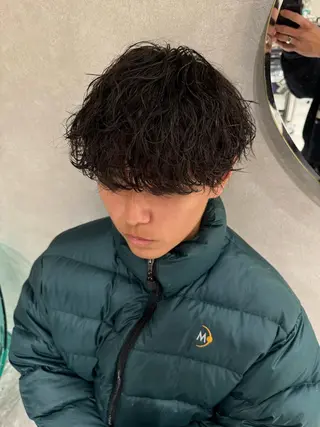 パーマ メンズ 新宿【メンズパーマ】 塩澤太一のヘアスタイル