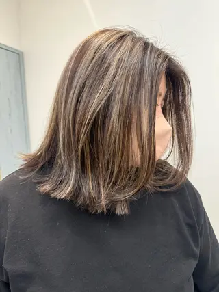 ミディアム YUME/ブリーチ /カットモデル募集中のヘアスタイル