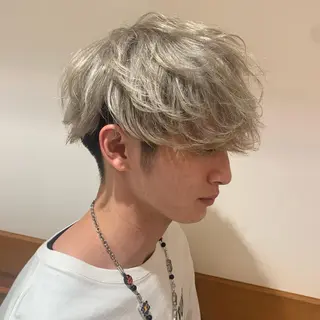 メンズ ハイトーン職人 ♡中島凱人のヘアスタイル