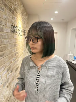 カラー kano🌈 ボブ/レイヤーのヘアスタイル