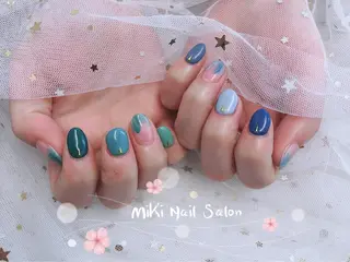 ネイル MiKi Nai池袋 長さだし得意のネイルデザイン