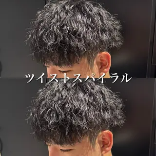 ショート パーマ メンズ メンズ特化美容師 tassyのヘアスタイル
