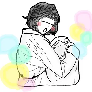 ミディアム カラー ふくだ りさ【ciAo!】のヘアスタイル