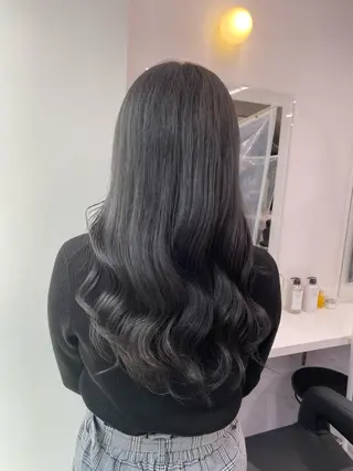 ロング カラー ヘアアレンジ TRU Shino🦋のマツエク・マツパデザイン