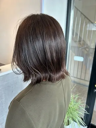 ミディアム カラー Erina /髪質改善/艶髪🩵のヘアスタイル