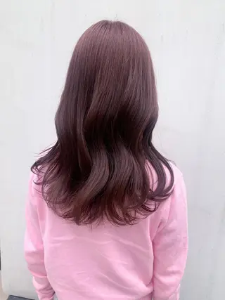 セミロング カラー ヘアアレンジ yuka .のヘアスタイル