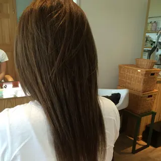 セミロング ロング 瀬田 幸代のヘアスタイル