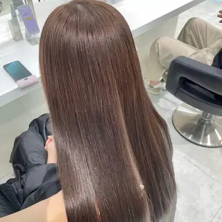 カラー 🤍ブリーチなし ブラウンhimi🤍のヘアスタイル