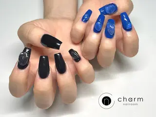 ネイル ネイルルーム チャームのネイルデザイン
