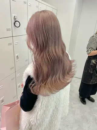 ロング カラー 似合わせハイトーン♡ みつきのヘアスタイル