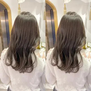 セミロング レイヤーカット /透明感カラー西田のヘアスタイル