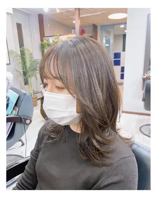 ミディアム カラー ＊横浜駅＊ 金子 誠也のヘアスタイル